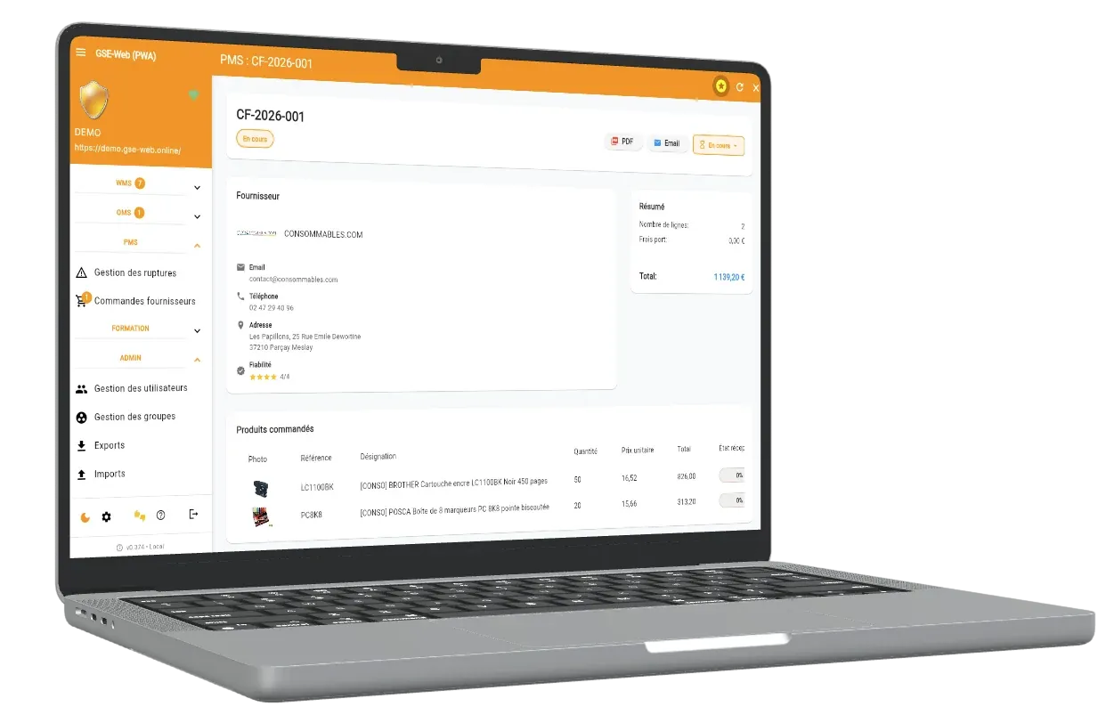GSE-Web version Desktop