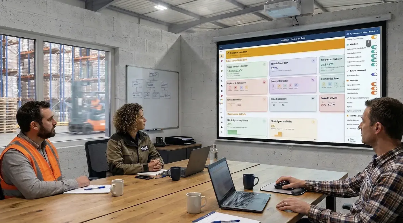 Tableau de bord & statistiques GSE-Web — KPIs logistiques en temps réel